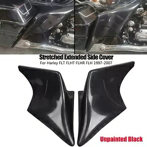 ハーレーエレクトラグライドクラシックFLHTC FLHT用ストレッチ拡張サイドカバーパネル Stretched Extended Side Cover Panel For Harley Electra Glide Classic FLHTC FLHT 【並行輸入品】