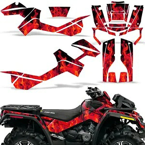 CanAm アウトランダー マックス 500/650/800 & XMR 800R 06-12 ICE R 用 ATV グラフィック デカール ATV Graphics Decal For CanAm Outlander Max 500/650/800 & XMR 800R 06-12 ICE R 【並行輸入品】