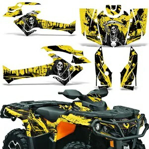 ATV グラフィックス キット デカール Can-Am アウトランダー 500/650/800/1000 2013-2023 REAP Y 用 ATV Graphics kit Decal for Can-Am Outlander 500/650/800/1000 2013-2023 REAP Y 【並行輸入品】
