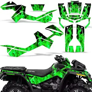 CanAm アウトランダー マックス 500/650/800 & XMR 800R 06-12 ICE GRN 用 ATV グラフィック デカール ATV Graphics Decal For CanAm Outlander Max 500/650/800 & XMR 800R 06-12 ICE GRN 【並行輸入品】