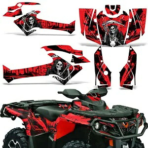 ATV グラフィックス キット デカール Can-Am アウトランダー 500/650/800/1000 2013-2023 REAP R 用 ATV Graphics kit Decal for Can-Am Outlander 500/650/800/1000 2013-2023 REAP R 【並行輸入品】