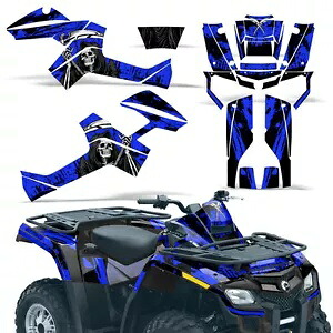 CanAm アウトランダー EFI 500/650/800/1000 06-11 REAP U 用グラフィックデカール Graphic Decal For CanAm Outlander EFI 500/650/800/1000 06-11 REAP U 【並行輸入品】