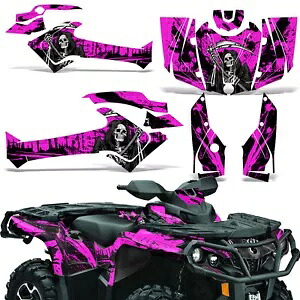 ATV グラフィックス キット デカール Can-Am アウトランダー 500/650/800/1000 2013-2023 REAP P 用 ATV Graphics kit Decal for Can-Am Outlander 500/650/800/1000 2013-2023 REAP P 【並行輸入品】