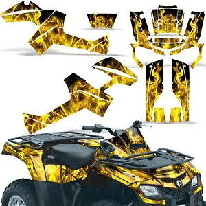 グラフィック デカール ステッカー CanAm アウトランダー EFI 500/650 12-15 ICE YLW用 Graphic Decal Stickers For CanAm Outlander EFI 500/650 12-15 ICE YLW 【並行輸入品】