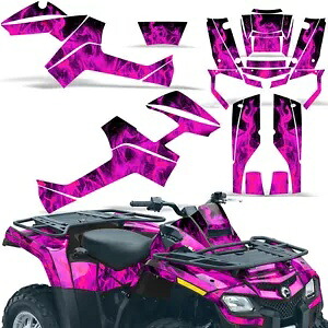 グラフィックデカール CanAm アウトランダー EFI 500/650/800/1000 06-11 ICE PNK Graphic Decal For CanAm Outlander EFI 500/650/800/1000 06-11 ICE PNK 【並行輸入品】