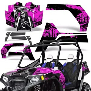 UTV グラフィックキット デカール ポラリス RZR 800 800S 2011-2014 REAP PK用 UTV Graphics Kit Decal For Polaris RZR 800 800S 2011-2014 REAP PK 【並行輸入品】