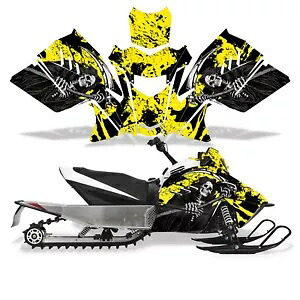 スノーモービル グラフィック キット スレッド デカール Arctic Cat ZR 200 18-24 REAPER イエロー用 Snowmobile Graphic Kit Sled Decal for Arctic Cat ZR 200 18-24 REAPER YELLOW 【並行輸入品】 97,900円