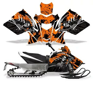 スノーモービル グラフィック キット スレッド デカール Arctic Cat ZR 200 18-24 REAPER オレンジ用 Snowmobile Graphic Kit Sled Decal for Arctic Cat ZR 200 18-24 REAPER ORANGE 【並行輸入品】 97,900円