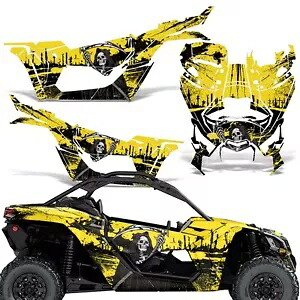UTV グラフィックス キット デカール Can-Am Maverick X3 DS RS 2ドア 16-22 REAP Y用 UTV Graphics Kit Decal for Can-Am Maverick X3 DS RS 2-Door 16-22 REAP Y 【並行輸入品】