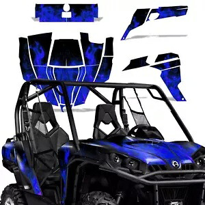 UTV グラフィックスデカールステッカー Can-Am コマンダー 800 1000 2010-2020 ICE U UTV Graphics Decals Stickers For Can-Am Commander 800 1000 2010-2020 ICE U 【並行輸入品】