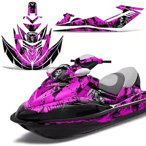 ジェット スキー グラフィック デカール ステッカー Sea-Doo RXT 2005-2009 REAPER PK Jet Ski Graphics Decals Stickers For Sea-Doo RXT 2005-2009 REAPER PK 【並行輸入品】
