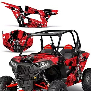 UTV グラフィック デカール ステッカー Polaris RZR 1000 XP 2ドア 13-18 REAPER R用 UTV Graphics Decals Stickers for Polaris RZR 1000 XP 2-Door 13-18 REAPER R 【並行輸入品】