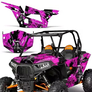 UTV グラフィック デカール ステッカー Polaris RZR 1000 XP 2ドア 13-18 REAPER PK用 UTV Graphics Decals Stickers for Polaris RZR 1000 XP 2-Door 13-18 REAPER PK 【並行輸入品】