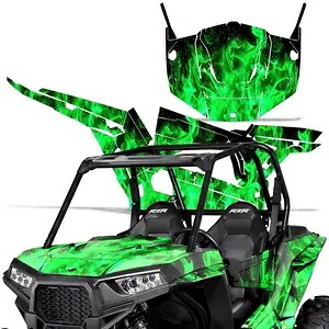 UTV グラフィック デカール ステッカー Polaris RZR 1000 XP 2ドア 13-18 ICE G用 UTV Graphics Decals Stickers for Polaris RZR 1000 XP 2-Door 13-18 ICE G 【並行輸入品】