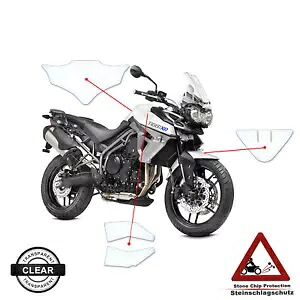TPU ペイント保護フィルムは Triumph Tiger XR800 2015-2017 に適合します クリア- TPU paint protection film fits Triumph Tiger XR800 2015-2017 clear- 【並行輸入品】