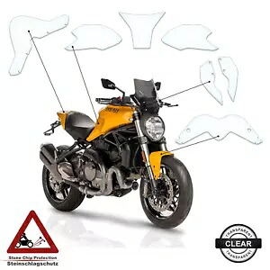 TPU ペイント保護、Ducati Monster 797 821 2017-2020 クリアに適しています。 TPU Paint Protection suitable for Ducati Monster 797 821 2017-2020 clear 【並行輸入品】