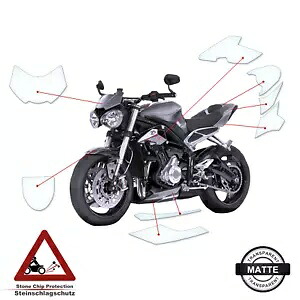 TPU ペイント保護は Triumph Street Triple RS 2017-2018 マットに適しています。 TPU Paint Protection suitable for Triumph Street Triple RS 2017-2018 matte 【並行輸入品】