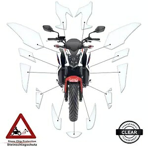 TPU ペイント保護、ホンダ CB 650F 2014-2017 クリアに適しています。 TPU Paint Protection suitable for Honda CB 650F 2014-2017 clear 【並行輸入品】