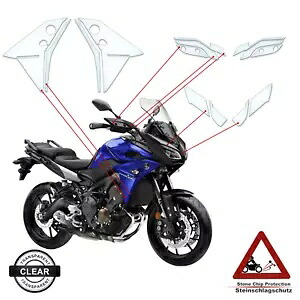 TPU ペイント保護、ヤマハ MT09 トレーサー 2015-2018 クリアに適しています。 TPU Paint Protection suitable for Yamaha MT09 Tracer 2015-2018 clear 【並行輸入品】｜カスタムパーツ WORLD倉庫