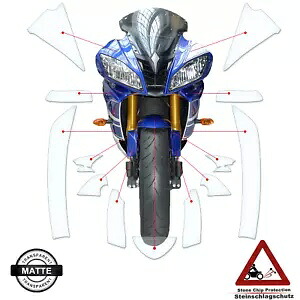 TPU ペイント保護、ヤマハ YZF R6 RJ15 2008-2016 マットに適しています。 TPU Paint Protection suitable for Yamaha YZF R6 RJ15 2008-2016 matte 【並行輸入品】
