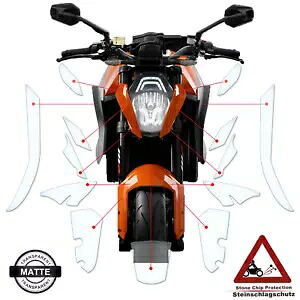 KTM 1290 Super Duke 2014-2016 マットに適した TPU ペイント保護 TPU Paint Protection suitable for KTM 1290 Super Duke 2014-2016 matte 【並行輸入品】｜カスタムパーツ WORLD倉庫