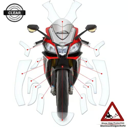 TPU ペイント保護はアプリリア RSV4 2015-2017 クリアに適しています。 TPU Paint Protection suitable for Aprilia RSV4 2015-2017 clear 【並行輸入品】｜カスタムパーツ WORLD倉庫 58,080円