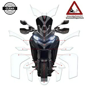 TPU ペイント保護、Ducati Multistrada 1260/1260S 2018-2020 クリアに適しています。 TPU Paint Protection suitable for Ducati Multistrada 1260/1260S 2018-2020 clear 【並行輸入品】｜カスタムパーツ WORLD倉庫