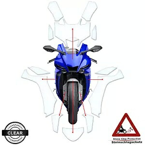 TPU ペイント保護、ヤマハ YZF-R1 2020-2024 クリアに適しています。 TPU Paint Protection suitable for Yamaha YZF-R1 2020-2024 clear 【並行輸入品】