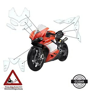 Ducati Superleggera 1299 2017+ クリアに適した TPU ペイント保護 TPU Paint Protection suitable for Ducati Superleggera 1299 2017+ clear 【並行輸入品】｜カスタムパーツ WORLD倉庫