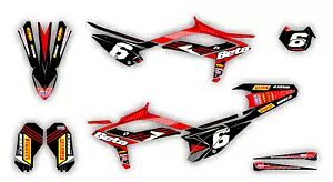 グラフィックスキット BETA RR 200 250 300 350 390 430 480 2023-2024 デカール レース番号 Graphics Kit BETA RR 200 250 300 350 390 430 480 2023-2024 decals Race Number 【並行輸入品】