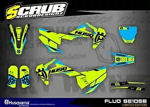 ハスクバーナ グラフィックス TC - FC 125 250 350 450 - 2019 2020 2021 2022 - FLURO! Husqvarna graphics TC - FC 125 250 350 450 - 2019 2020 2021 2022 - FLURO! 【並行輸入品】