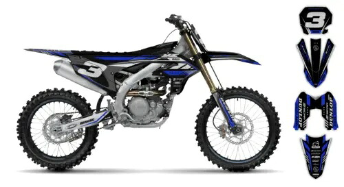 ヤマハ YZ450F 2023 2024 YZ250F 2024 グラフィックスデカールステッカーカスタムレース番号 Yamaha YZ450F 2023 2024 YZ250F 2024 Graphics Decals Stickers Custom race number 【並行輸入品】