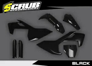 ハスクバーナ FS 450 2016 2017 2018 スーパーモト プラスチック キット ブラック Husqvarna FS 450 2016 2017 2018 Supermoto plastics kit black 【並行輸入品】