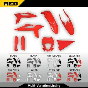 Beta RR Polisport Restyle 2019 レッド/ブラック/ホワイト/グレー プラスチック ボディ キット Beta RR Polisport Restyle 2019 Red / Black / White / Gray Plastic Body Kit 【並行輸入品】