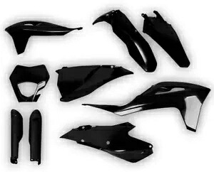 ガス ガス EC250 EC300 2021 2022 2023 プラスチックキット ブラック Gas Gas EC250 EC300 2021 2022 2023 Plastics kit Black 【並行輸入品】｜カスタムパーツ WORLD倉庫