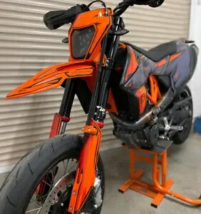 KTM 690 SMC R 2019 2020 2021 2022 2023 2024 グラフィックデカールマットスーパーモト KTM 690 SMC R 2019 2020 2021 2022 2023 2024 Graphics decals matte Supermoto 【並行輸入品】