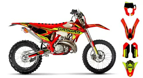 ガス ガスグラフィックスキット EC 200 250 300 ステッカー 2018 2019 2020 スクラブデカール Gas Gas graphics Kit EC 200 250 300 stickers 2018 2019 2020 SCRUB Decals 【並行輸入品】｜カスタムパーツ WORLD倉庫
