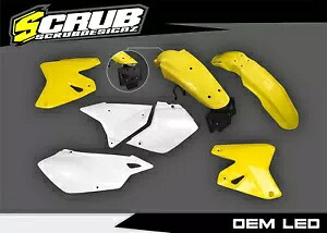 プラスチック DRz 400 1999 - 2023 エンデューロ スクラブ キット スズキ DRz400 + リアライト Plastics DRz 400 1999 - 2023 Enduro SCRUB kit Suzuki DRz400 + Rear light 【並行輸入品】