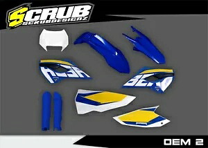 Husaberg 2013 2014 TE FE 125 250 300 450 501 プラスチックキット + OEM レプリカデカール Husaberg 2013 2014 TE FE 125 250 300 450 501 Plastics kit + OEM replica decals 【並行輸入品】