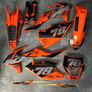 プラスチック + グラフィック KTM XC-W XCF-W EXC EXC-F 2017 2018 2019 カスタム レース番号 Plastics + Graphics KTM XC-W XCF-W EXC EXC-F 2017 2018 2019 Custom Race Number 【並行輸入品】