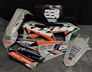プラスチック + グラフィック適用 KTM 2019-2022 XC XC-F SX SX-F カスタム名 + 番号 Plastics + Graphics applied KTM 2019-2022 XC XC-F SX SX-F custom name + number 【並行輸入品】