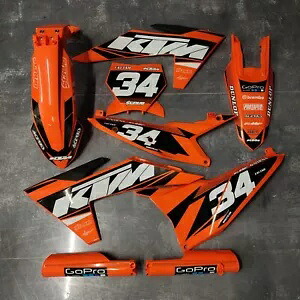 プラスチック + グラフィックス適用 KTM 2023 2024 XC XC-F SX SX-F 125 250 300 350 450 Plastics + Graphics applied KTM 2023 2024 XC XC-F SX SX-F 125 250 300 350 450 【並行輸入品】