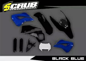 Husaberg TE 125/250/300 2010-2012 ブラック ブルー プラスチック ボディ キット Husaberg TE 125/250/300 2010-2012 Black blue Plastic Body Kit 【並行輸入品】