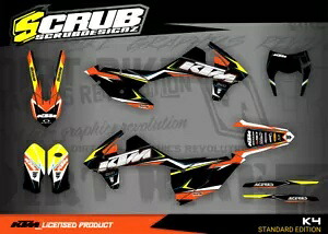 KTM グラフィックス EXC EXCf 125 150 250 300 350 450 500 - 2017 2018 2019 デカール SCRUB KTM graphics EXC EXCf 125 150 250 300 350 450 500 - 2017 2018 2019 decals SCRUB 【並行輸入品】