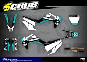 Husqvarna グラフィックス TC - FC 125 250 350 450 - 2019 2020 2021 2022 デカール スクラブ Husqvarna graphics TC - FC 125 250 350 450 - 2019 2020 2021 2022 decals SCRUB 【並行輸入品】｜カスタムパーツ WORLD倉庫