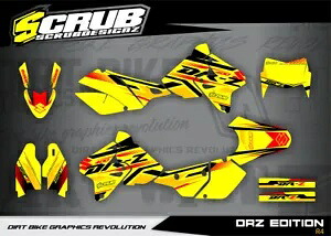 DRz400 グラフィック 1999-2022 S E SM スズキ エンデューロ スーパーモト デカール スクラブ ステッカー DRz400 graphics 1999-2022 S E SM Suzuki Enduro Supermoto decals SCRUB Stickers 【並行輸入品】