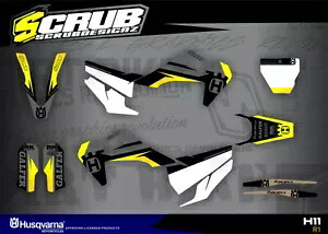 Husqvarna グラフィックス TC - FC 125 250 350 450 - 2019 2020 2021 2022 デカール スクラブ Husqvarna graphics TC - FC 125 250 350 450 - 2019 2020 2021 2022 decals SCRUB 【並行輸入品】