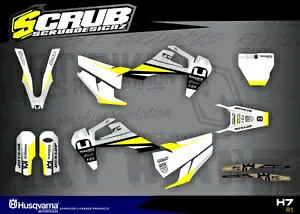 Husqvarna グラフィックス TC - FC 125 250 350 450 - 2019 2020 2021 2022 デカール スクラブ Husqvarna graphics TC - FC 125 250 350 450 - 2019 2020 2021 2022 decals SCRUB 【並行輸入品】
