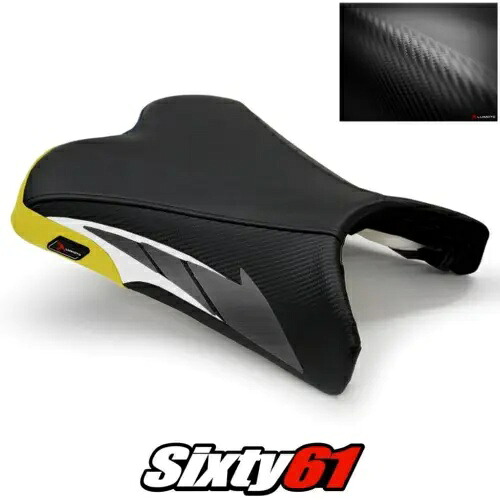 ヤマハ FZ6R シートカバー 2009-2013 2014 2015 2016 2017 フロント イエロー Luimoto カーボン Yamaha FZ6R Seat Cover 2009-2013 2014 2015 2016 2017 Front Yellow Luimoto Carbon 【並行輸入品】