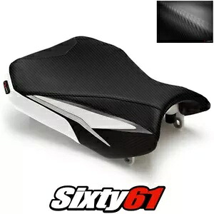 スズキ GSXR 600 シートカバー 2011-2021 2022 2023 Luimoto Sport ブラック ホワイト ライダー Suzuki GSXR 600 Seat Cover 2011-2021 2022 2023 Luimoto Sport Black White Rider 【並行輸入品】